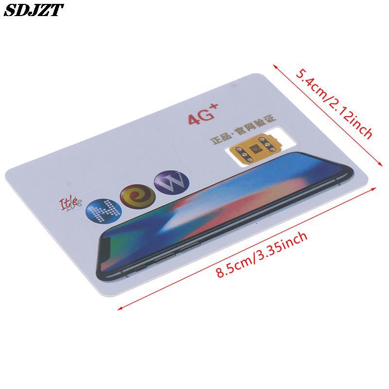 Usim-4G 프로 완벽한 솔루션 애플 폰용, 13/12/11/PROMAX/XR 울트라 스마트 디코딩 칩-SIM 카드