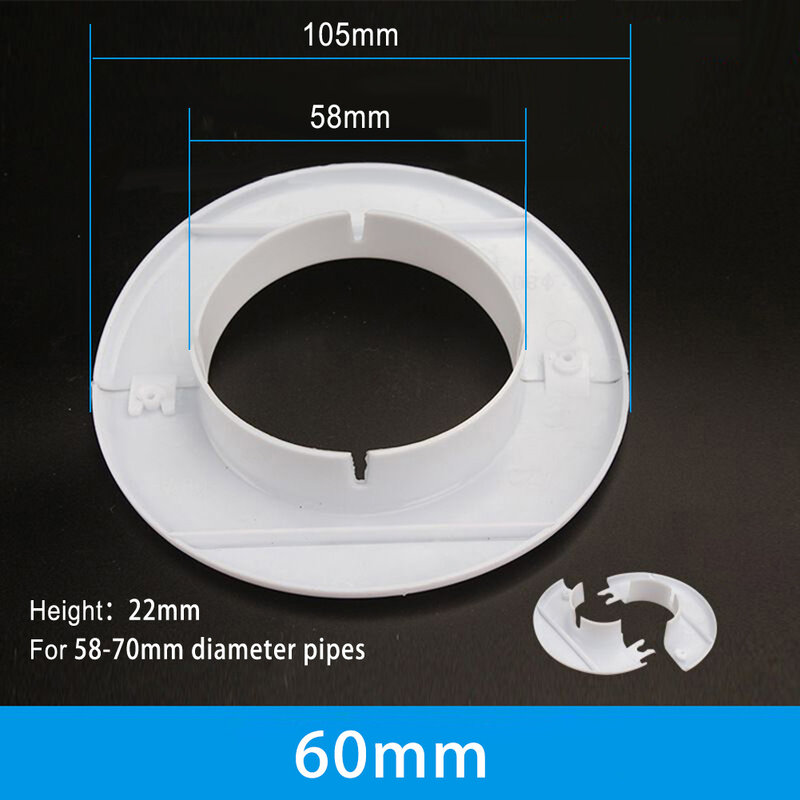 Cable Entry 1pcs Hole Cover Rosettes Cover 40-80mm Accessory Frost Resistant Part Tough Air Conditioning Pipes