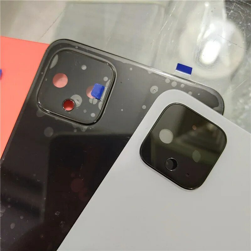 Оригинальная Крышка батарейного отсека для Google Pixel 4, задний корпус, задний Чехол для Google Pixel 4XL, задняя крышка батарейного отсека с объективом камеры