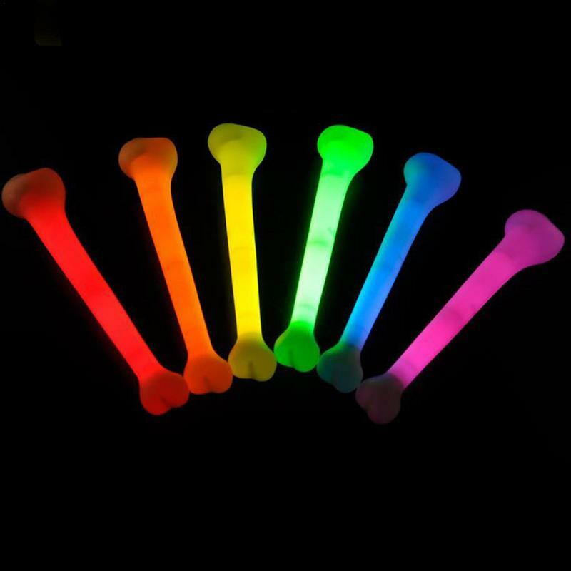 Glow Sticks Party Pack Glow-in-The-Dark Bones Glow Stick Glow-in-The-Dark Bones Glow Stick For Birthday Party Halloween