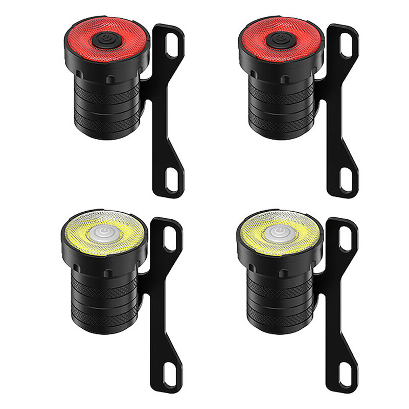 Pak Van 4 Skateboard Lichten Waarschuwing Smart Wiel Lamp 5 Modus Voor Achter Vervanging Automatische Outdoor Sport Achterlicht