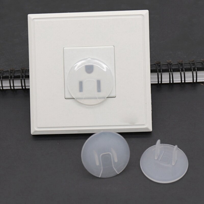 Крышки штепсельной вилки (160 шт. в упаковке) прозрачные защитные колпачки для защиты от детей