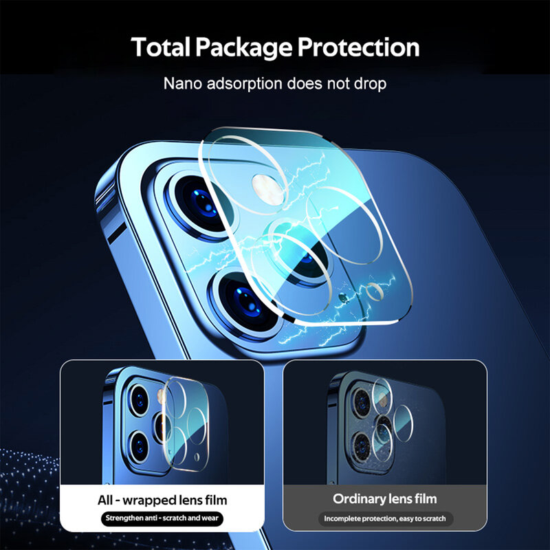 Ultra HD Camera Lens Protector, Clear Anti-Scrach Lens Cover, Proteger da Poeira, Impressão Digital de Água
