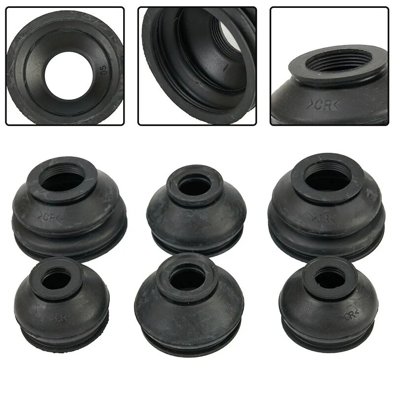 Ball Joint Dust Boot Covers Flexibility Minimizing Wear Replacing Black Car Hot Part Replacement Rubber Set Tool