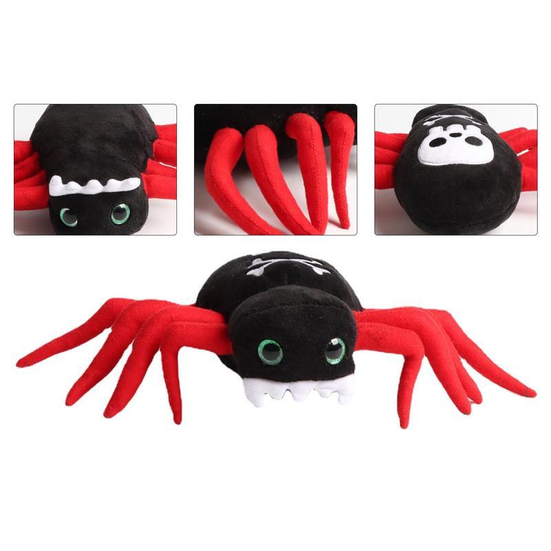 Araña de peluche de Halloween, juguete de Animal, almohada con tecnología de costura fina, animales de peluche para adultos, niños, niñas, niños