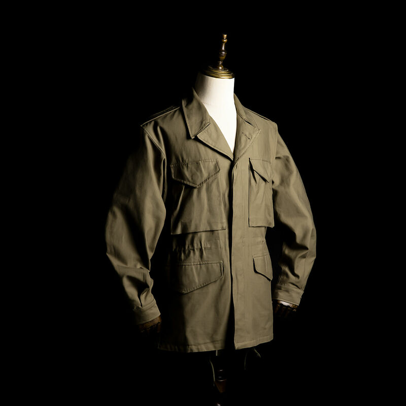 Jaqueta masculina m43 tático treinamento de combate trabalho feito com ferramentas casaco de campo trench coat jaqueta superior acampamento ao ar livre caminhadas meados de comprimento roupas