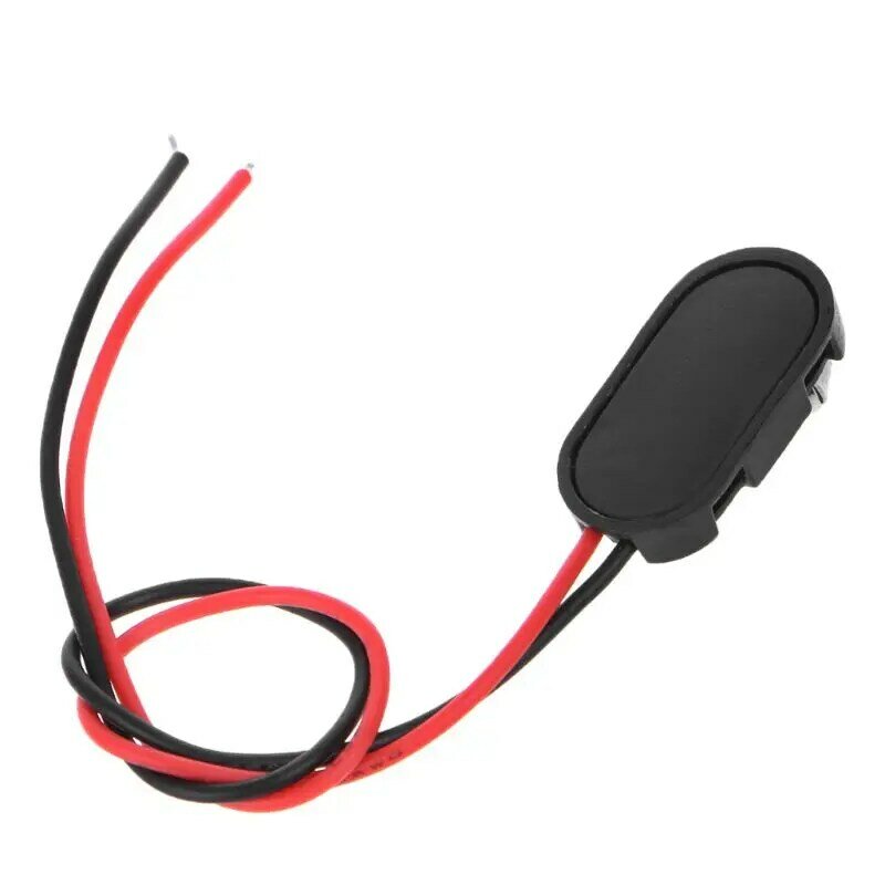 Соединитель зажим для аккумулятора PP3 9 в тип I луженые провода 150 мм черный красный