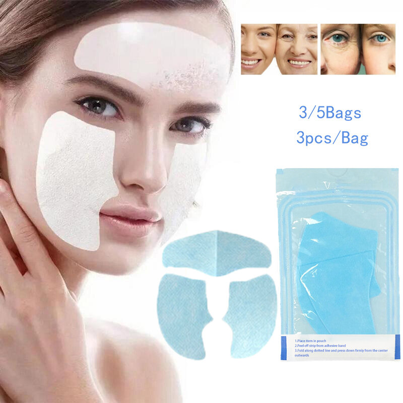 3/5 set maschera di siero viso al collagene solubile idratante Film idrolizzato Gel cura della pelle