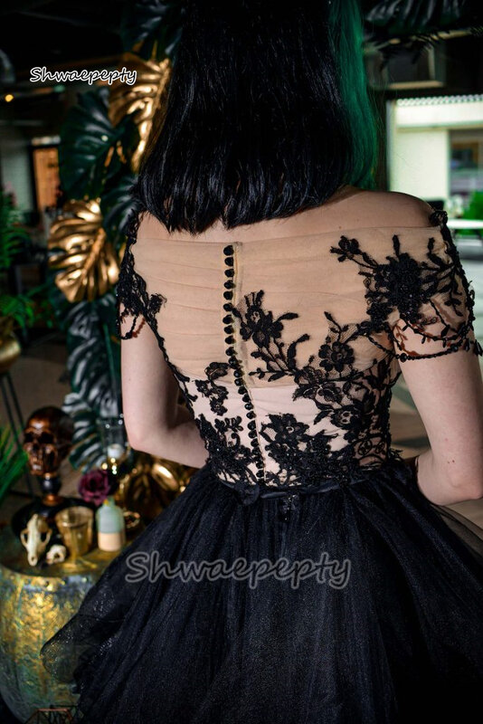 Черная Женская юбка с оборками в несколько рядов, пышная трапециевидная юбка с аппликацией из бисера, свадебное платье в винтажном стиле, 2023
