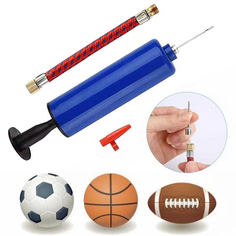 Pompe à Ballon Flexible, Gonfleur à Main Portable, pour Basket-Ball, Football, avec Tuyau d'Air Push T J5E7