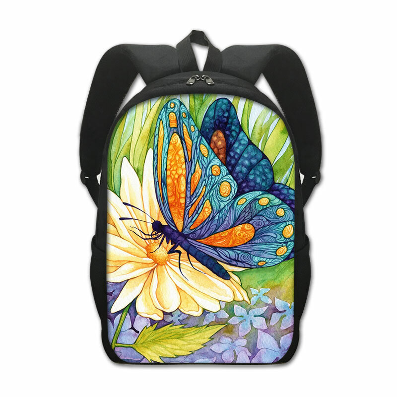 Красивый рюкзак с бабочками, Женский Повседневный Рюкзак, модные дорожные сумки, детские школьные сумки для девочек-подростков, рюкзак для книг