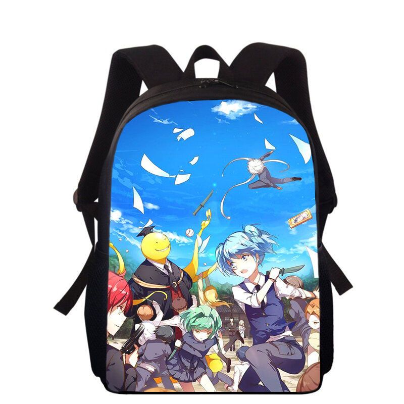 Assassination Classroom 16" 3D Print Kids Backpack Primary School Bags for Boys Girls Back Pack Students School Book Bags