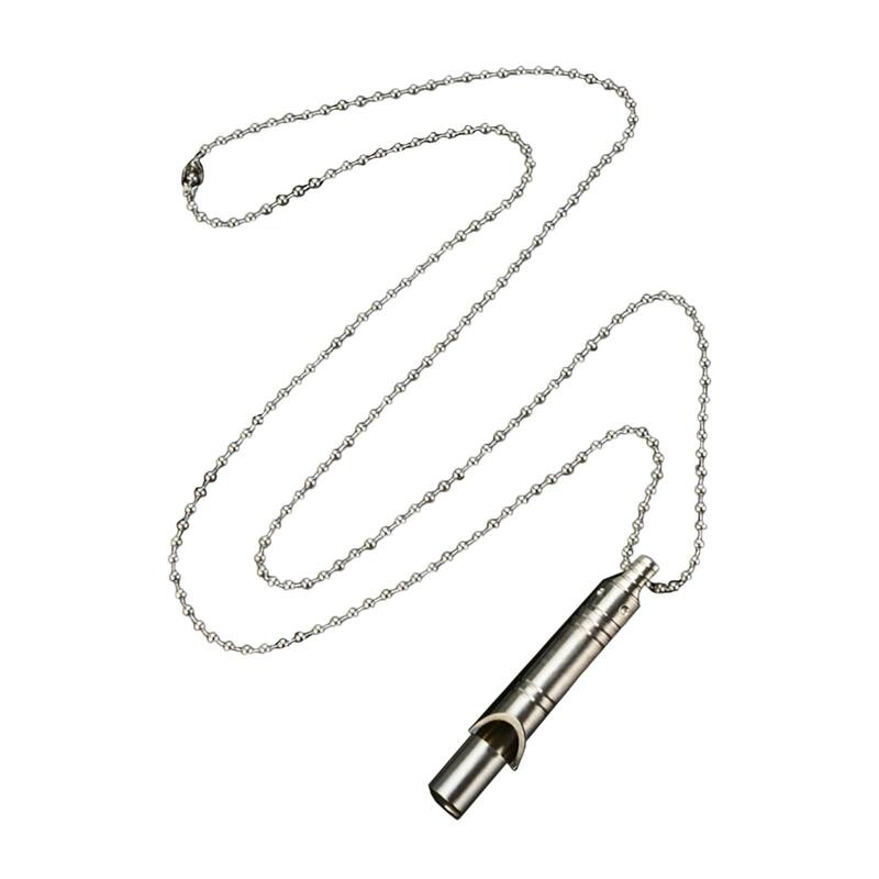 Camping Survival Whistles Necklace Multifunctional Portable Outdoor Necklace Whistle Lightweight for Device Hunting Emergency