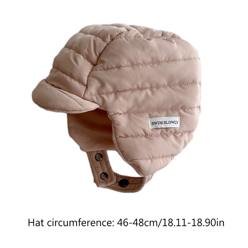 어린이 사냥꾼 모자 + 봉제 목 따뜻한 어린이 면화 패딩 귀마개 모자 따뜻하게 유지