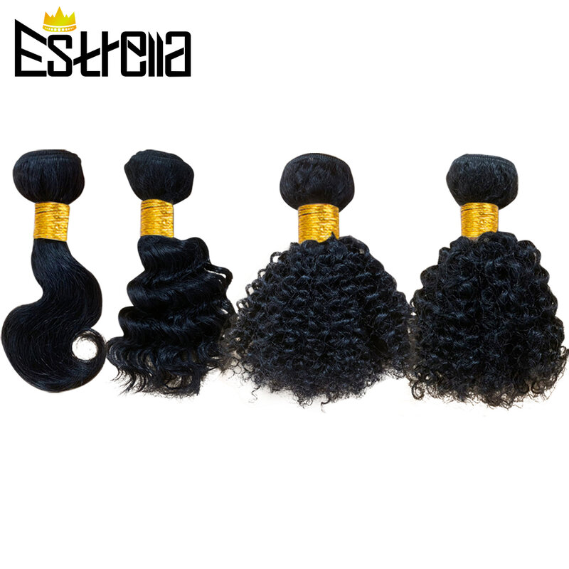 Afro verworrene lockige kurze Bündel menschliches Haar Angebote brasilia nischen remy lockiges Haar Bündel für Frauen natürliche Farbe menschliche Haar verlängerungen