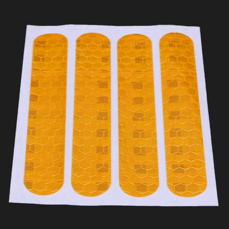 Vordere Hinterrad abdeckung Schutzhülle reflektieren der Aufkleber für Ninebot Max G30 Roller Zubehör 40 Stück, gelb