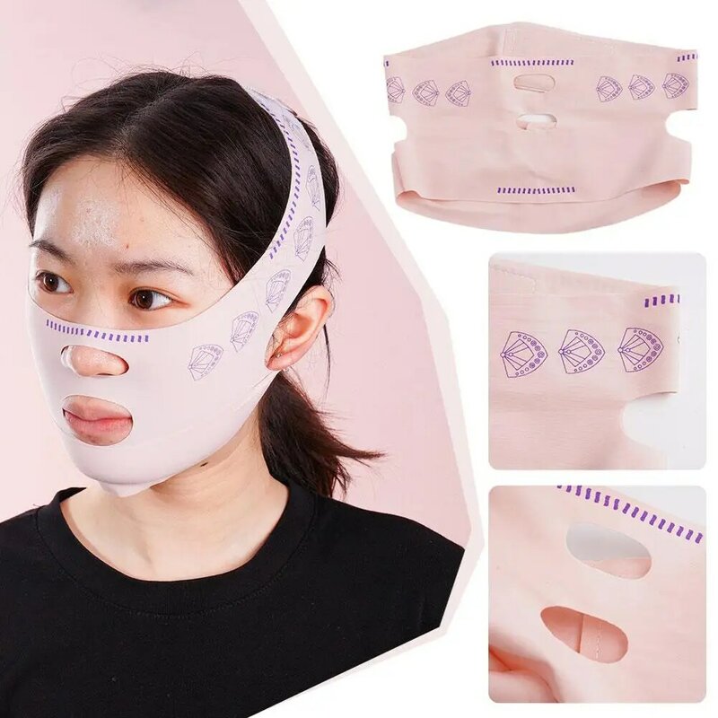 V Line Double-deck Face Slimming Bandage Face Lifting Belt Anti UP Band Lift Chin Cheek Facial Wrinkle Shaper Strap Face Be S0C6