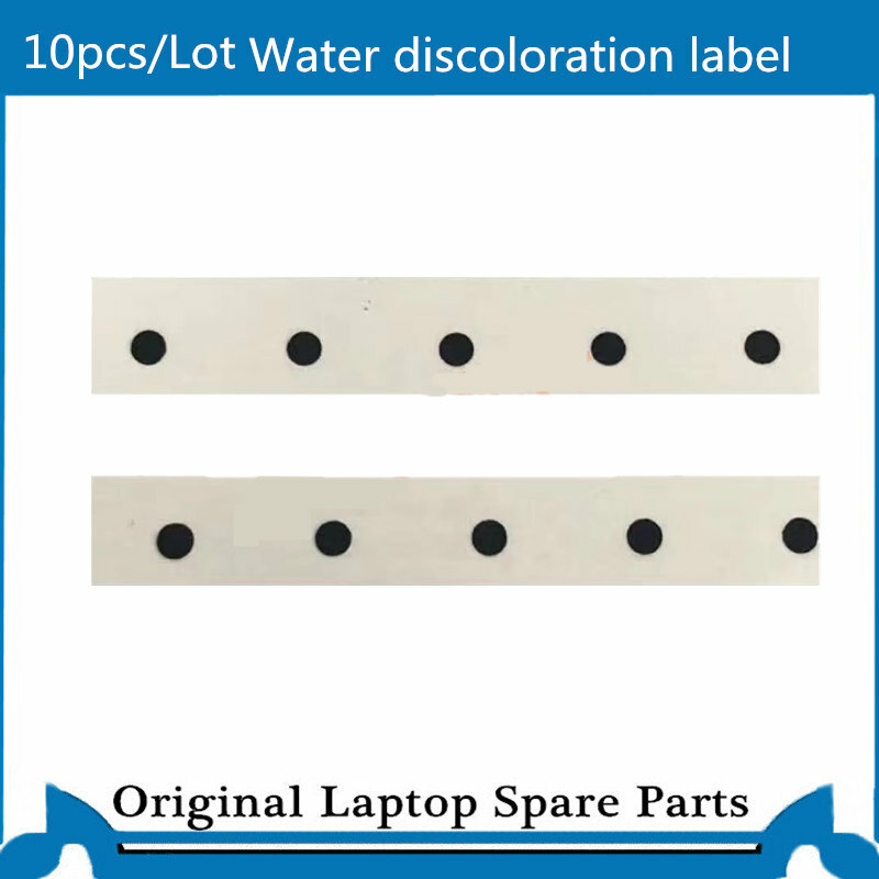 Etiqueta de decoloración de agua Original, 10 unids/lote, para Macbook Pro Retina Air 2018-2022