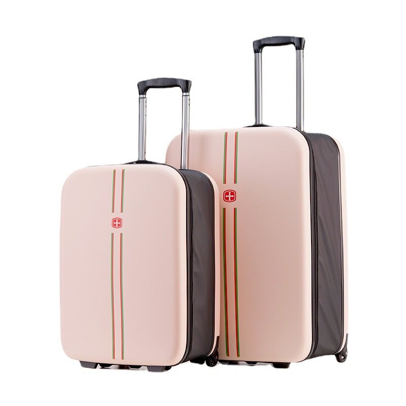 El nuevo equipaje plegable SE PUEDE abochar y girar 360 °, con una maleta de viaje de 20 a 24 pulgadas, adecuada para viajes
