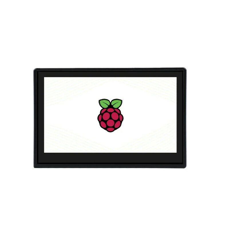 Waveshare layar sentuh kapasitif 4.3 inci untuk Raspberry Pi, dengan casing pelindung, 800 × 480, sudut lebar IPS, antarmuka DSI MIPI