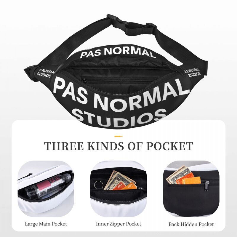 Pas Normale Studio 'S Logo Unisex Heuptas Multifunctionele Sling Crossbody Tassen Borst Tassen Korte Trip Taille Pack