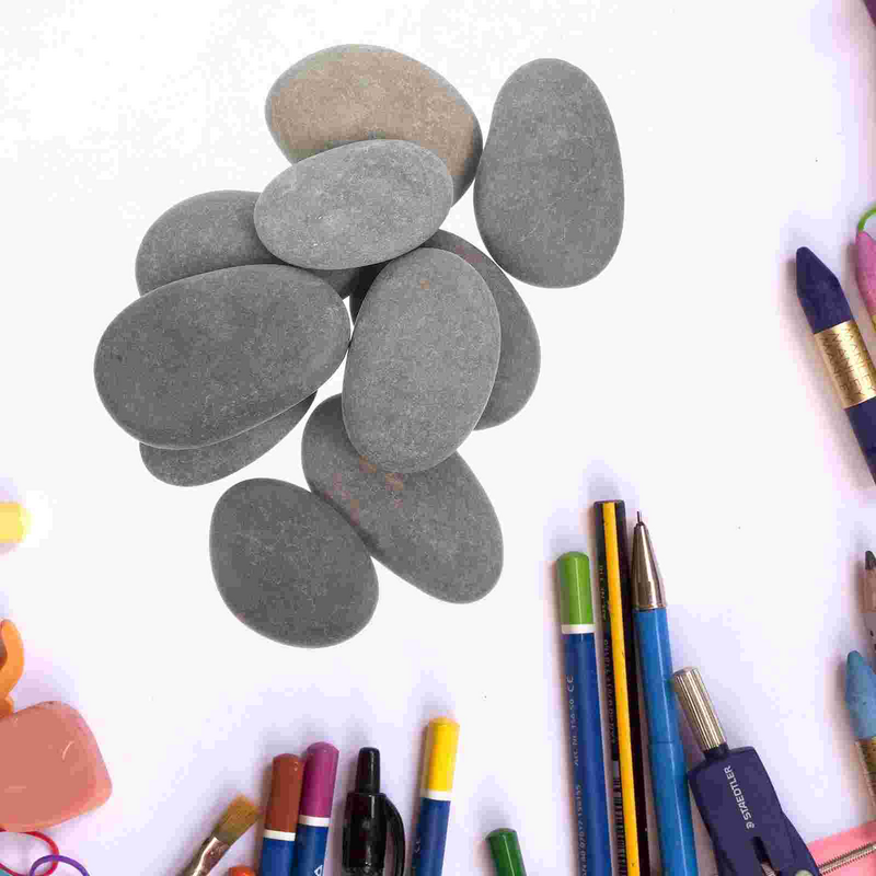 10 stücke Mehrzweck malerei Felsen diy glatte Mal steine für Kinder