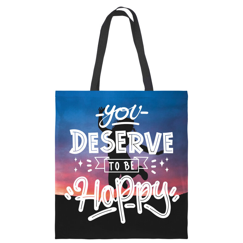 Graffiti Advertisement Bag Gift Handbag Fashion Handbag Large Capacity Shopping Totes Ladies Shopping Bag Can Be Personailzed