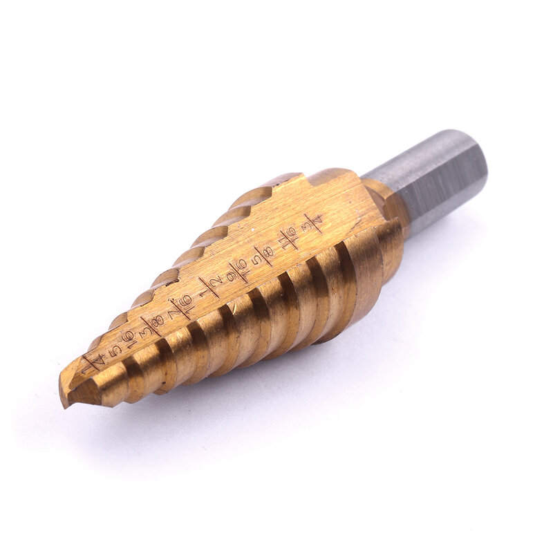 1pc HSS Step Drill Bit Conical Stage Drill Inch Titanium Bit For Metal Wood High Speed Stepped Drill Power Tools