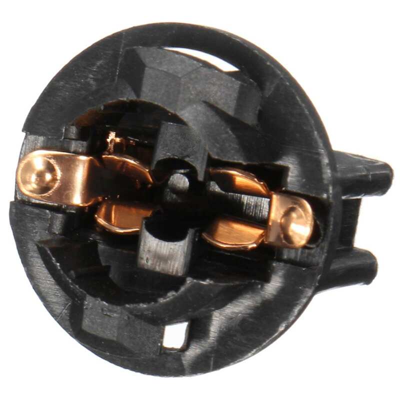 5/10 buah T10 dasar lampu mobil kunci putar soket untuk instrumen Panel Cluster Plug dasbor nomor nomor lampu lampu hitam