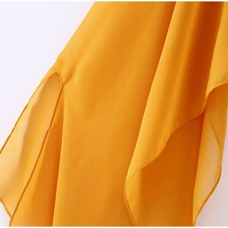 Top corto de gasa para mujer, blusa corta transparente con protección solar, cubierta de Vestido de playa