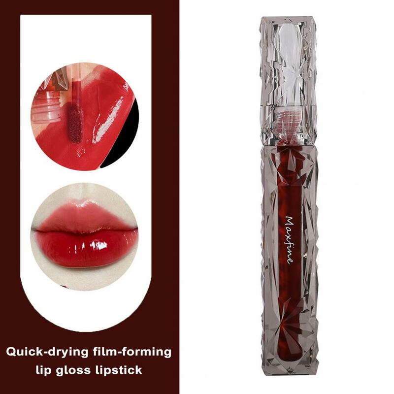 Easy to Color Lip Gloss Long Lasting Plumping Lip Glaze Hydrating Moisturizing Lip Glow Oil for Women Mirror Lip Gloss