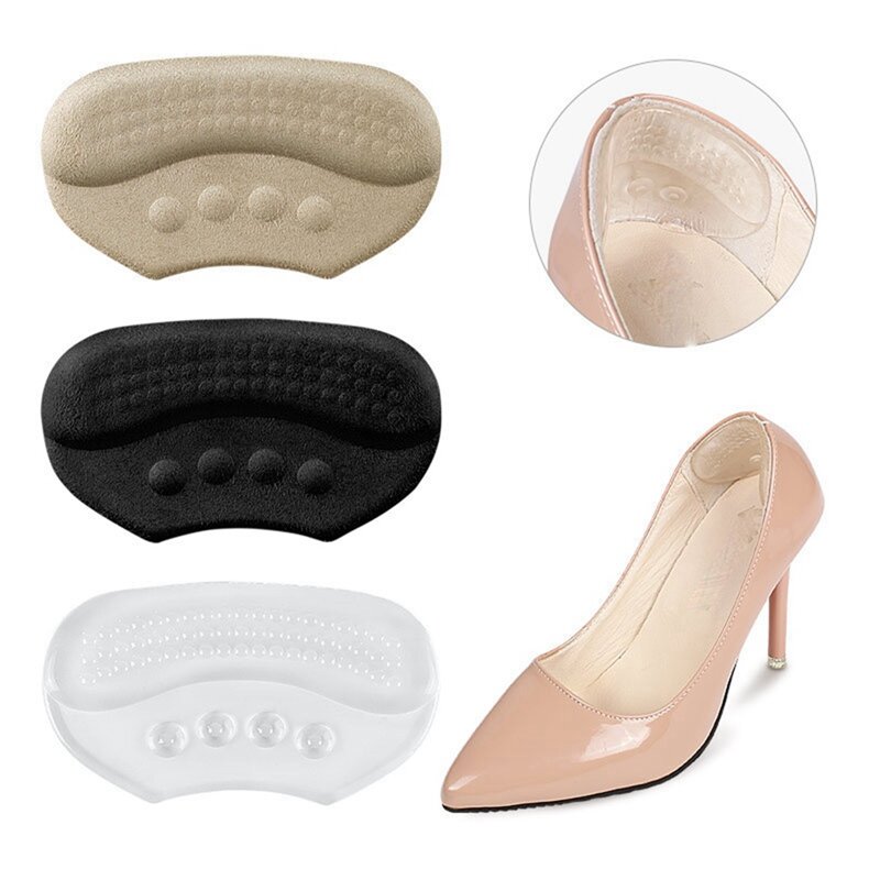 12 Pair After Thickening Pad Keep Abreast Wear Foam Insoles Half A Yard Cushion Heel Stick Sticky Note On High Heels