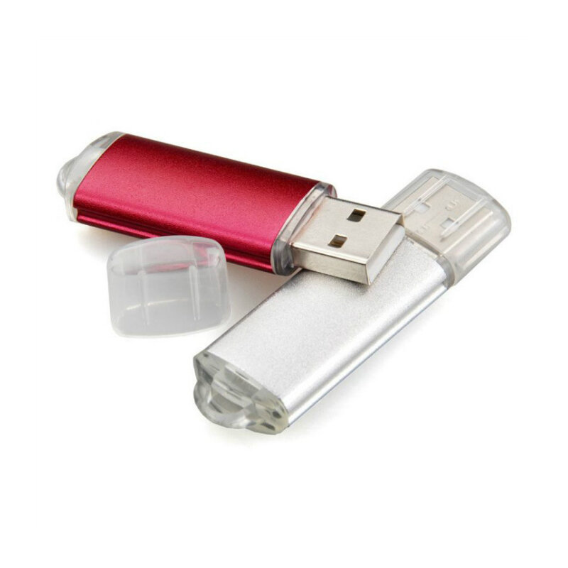 10PCS 무료 로고 USB 2.0 금속 펜 드라이브 빠른 속도 USB 플래시 드라이브 4 기가 바이트 8 기가 바이트 16 기가 바이트 32 기가 바이트 64 기가 바이트 Pendrive USB 스틱 플래시 드라이브