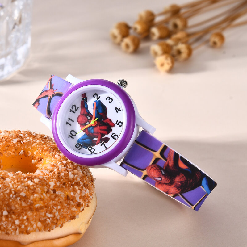Relojes de dibujos animados para niñas, reloj de pulsera con patrón de dibujos animados, regalo de fiesta de cumpleaños, 2024