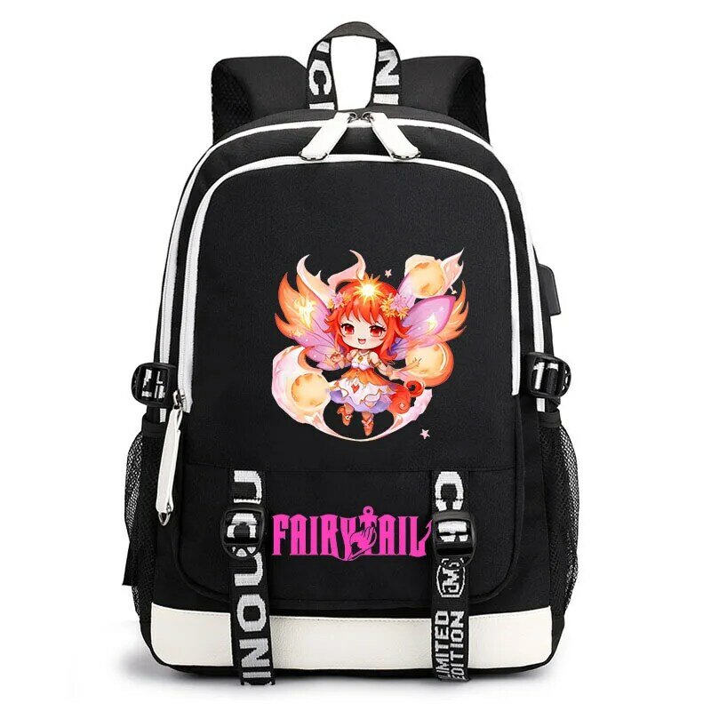 Tas punggung anak-anak Fairy Tail tas Travel motif kartun tas santai anak laki-laki dan perempuan tas sekolah pelajar anak muda