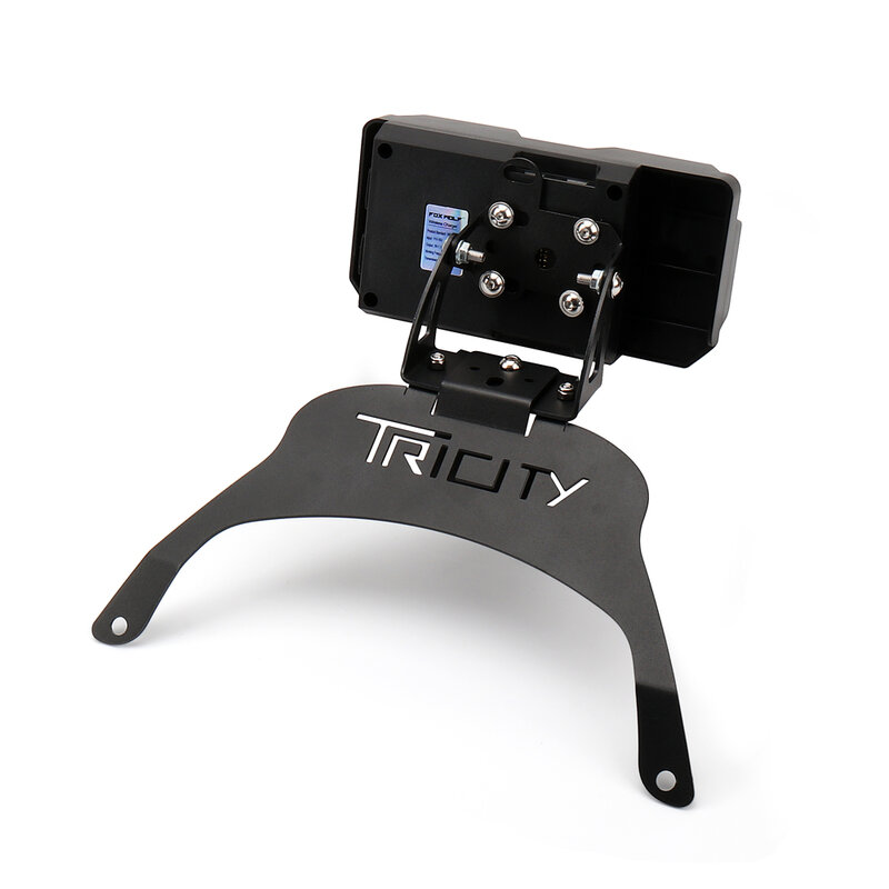 New Motorcycle For YAMAHA TRICITY Tricity Phone Holder Stand GPS Navigation Plate Bracket Accessories Black Wireless charging