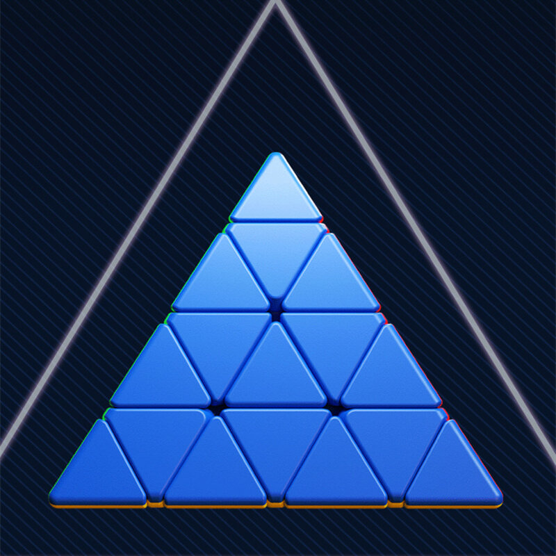 Shengshou Mastermorphix 4x4 Pirámide de aprendizaje y rompecabezas educativo, Cubo mágico, juguetes para niños, regalo