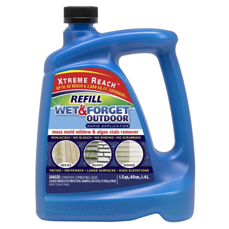 Limpiador Xtreme Reach para exteriores, Wet & Forget™Recambio de extremo de manguera, 48 oz