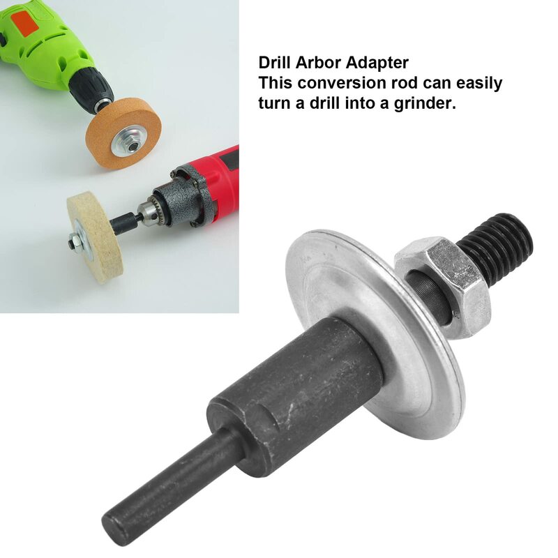 Haste de conexão para disco de corte, extensão Arbor, adaptador de eixo roscado, roda de polimento, 6mm, 8mm