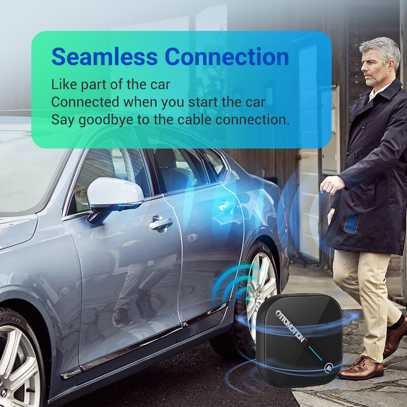 Bezprzewodowy Android Auto CarPlay Adapter zestaw ringów samochodowy 5.0 Apple Car Play akcesoria dostarcza nowości dla pojazdów inteligentnych systemów