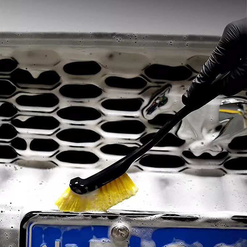 1 Buah sikat Detail pelek ban roda mobil sikat pembersih Detail cuci roda mobil dengan gagang plastik alat pembersih otomatis