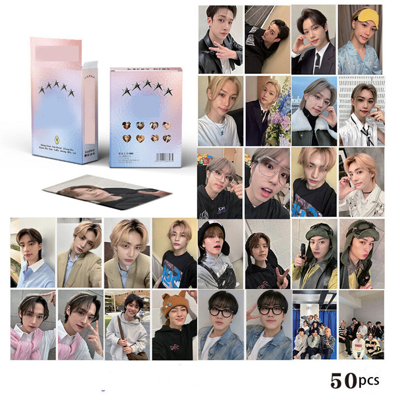92 Stuks Kpop Lee Know Boxed Kaart Lomo Kaart Albums Fotokaart Felix Bangchan Hyunjin Ansichtkaart Fans Collectie Kaart Fans Cadeau