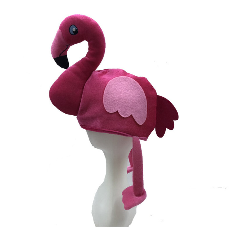Unisex Adulto Mulheres Homens Rosa Flamingo Hat Para Casal Xmas Natal Halloween Costume Acessório
