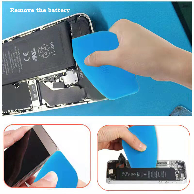 4 Buah Spudger Bongkar Plastik Sekop Pry Alat Terbuka Kartu Ponsel Tablet Layar LCD Baterai Alat Perbaikan Pembukaan Sobekan