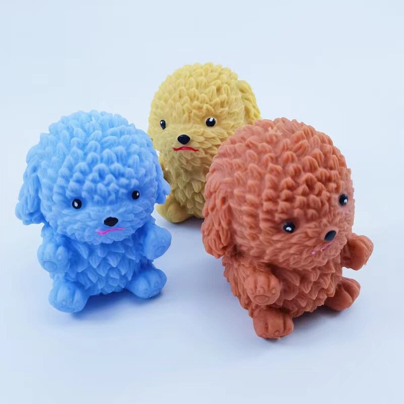 Anti-Stress Toy Cute Puppy  Squeeze Fidget Toys Squishy Funny Stress Relief For Kids Adults Gift Prop 1Pcs Random Color J176