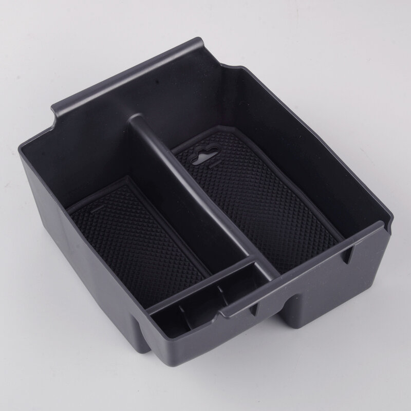 EvaluescalFit-Boîte de rangement pour console centrale de voiture, ABS noir, Jeep Wrangler JK, 2011, 2012, 2013, 2014, 2015, 2016, 2017, 2018