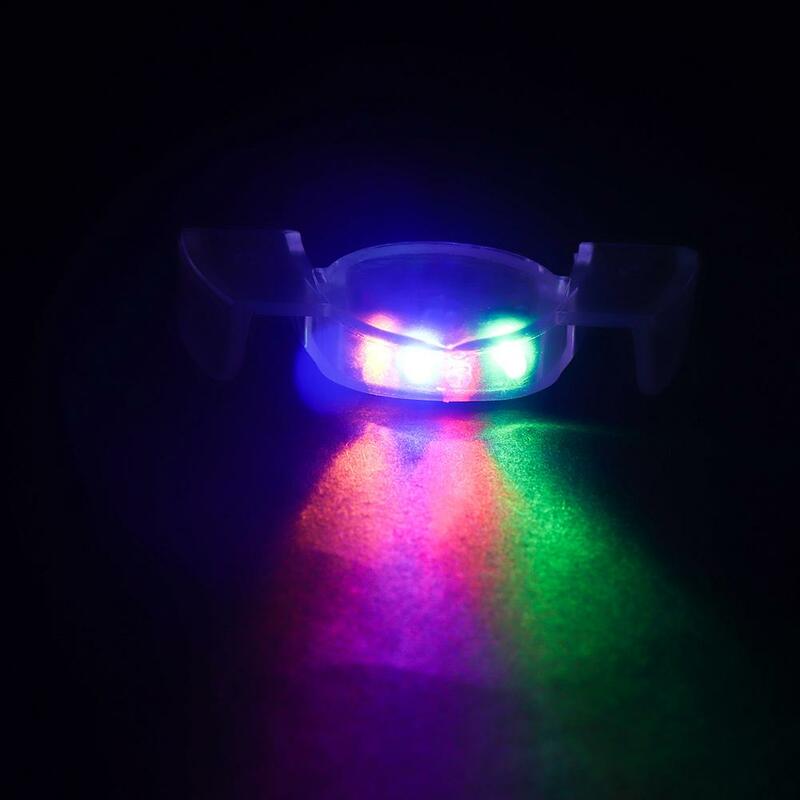 Funny Novelty Flashing Light Toy LED Kids Children Party Flash Mouth Braces Light-Up Toys Glow Tooth