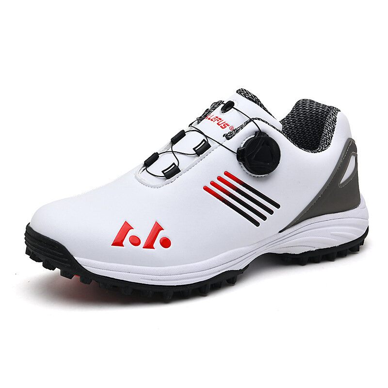 Новинка 2023, мужские туфли для гольфа, спортивная обувь хорошего качества, Мужская Нескользящая мужская кожаная обувь для тренировок