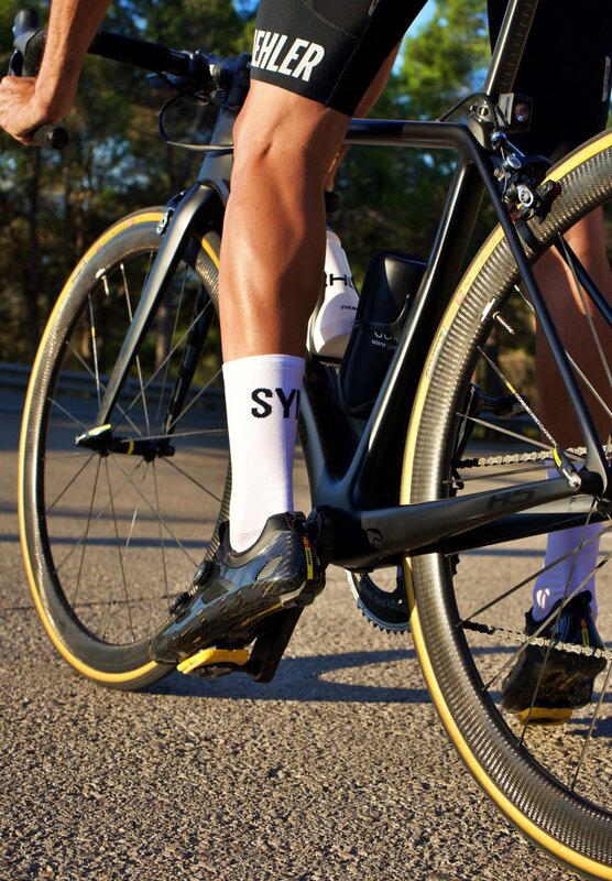5 pares SYN-Meias de ciclismo unissex para homens e mulheres, meias esportivas de bicicleta, meias MTB, 37-44 cm