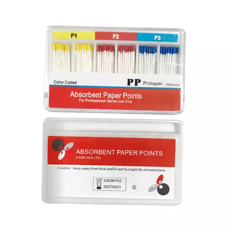 Ag dental pontos de papel absorvente, dicas de papel absorvente de umidade, cone 0,02, 0,04, 0,06, f1, f2, f3, equipamentos de clínicas dentárias
